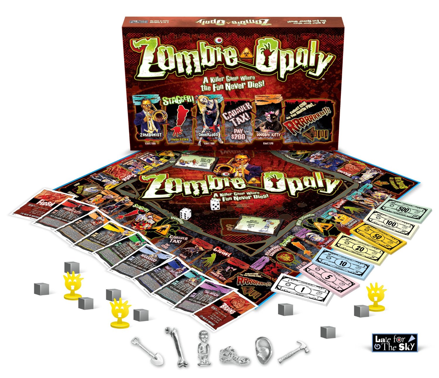 Zombie Opoly Board Game